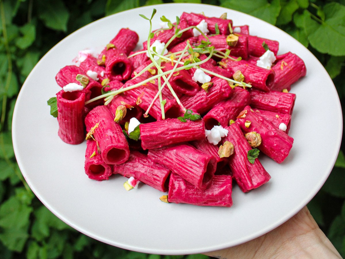 Vegan Roasted Beetroot and Feta&nbsp;Pasta